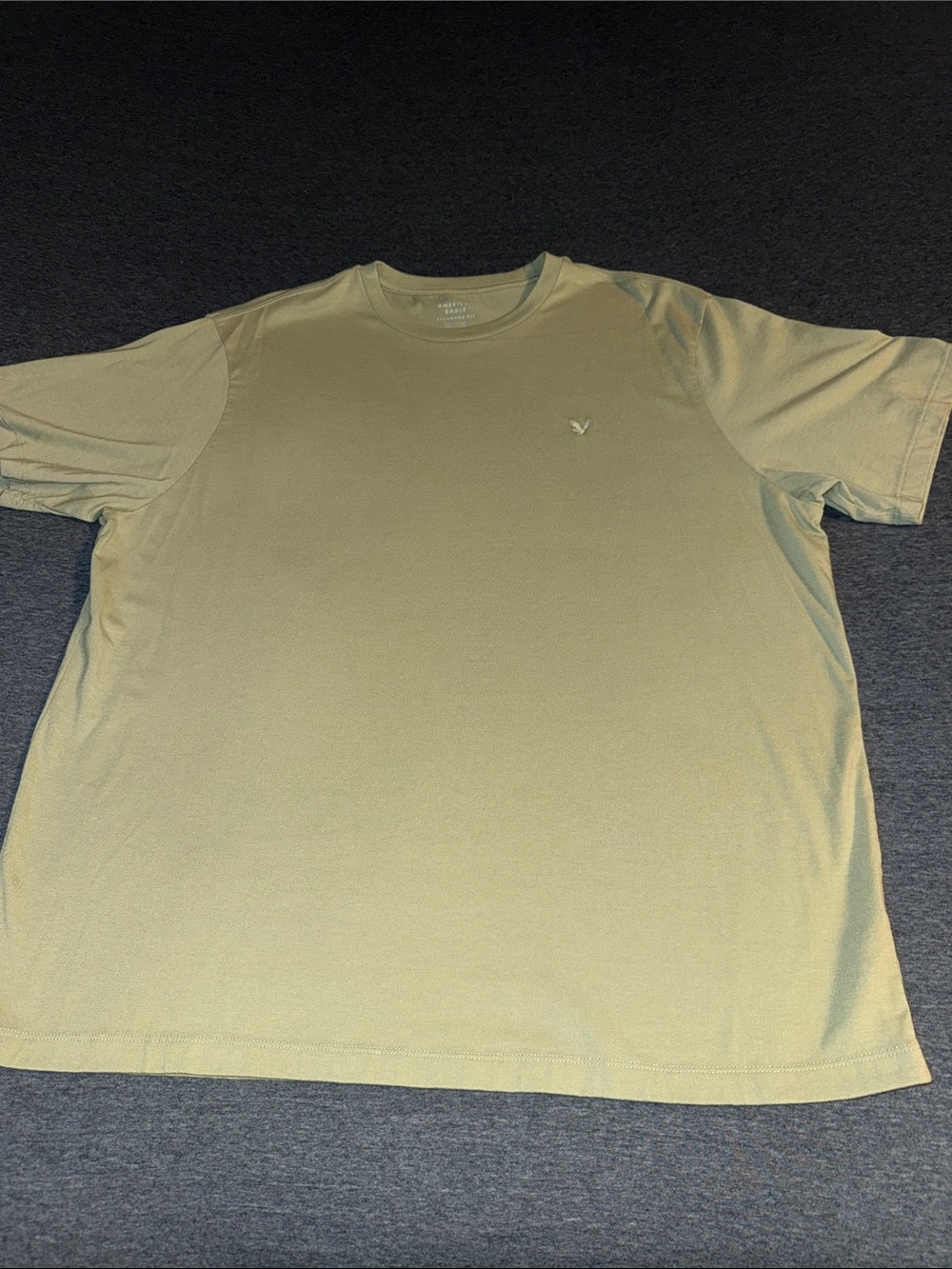 American Eagle Outfitters Light Olive Crew Neck Tee